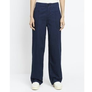 Vince Blue Dark Denim Casual Pants Rinse Wash 27